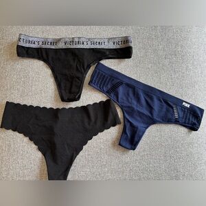 Victorias Secret thong panty bundle S